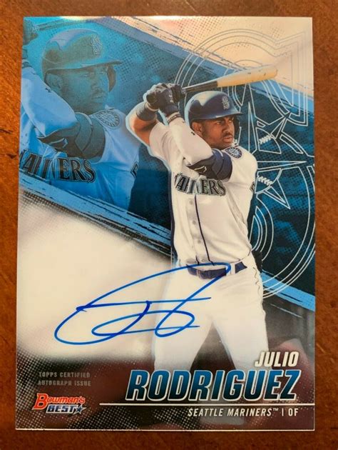 julio rodriguez rookie auto